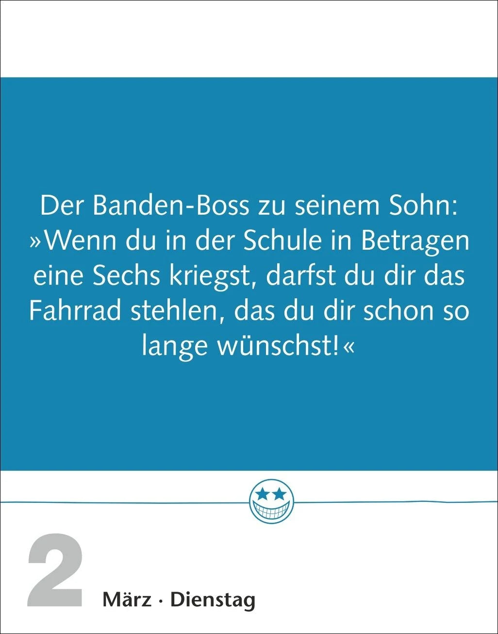 Beste Witze Tagesabreißkalender 2027 – Ansicht