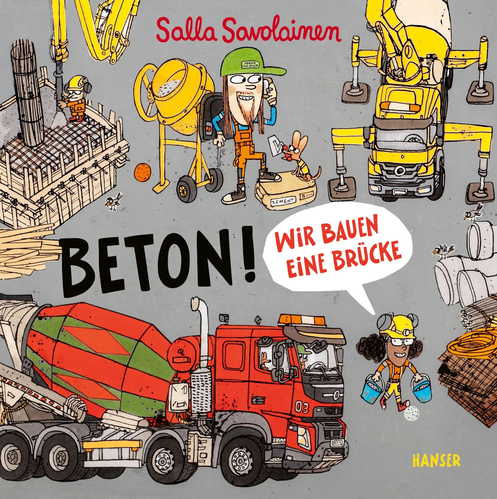 Buchcover von 'Beton!' - Gebundene Ausgabe von Salla Savolainen