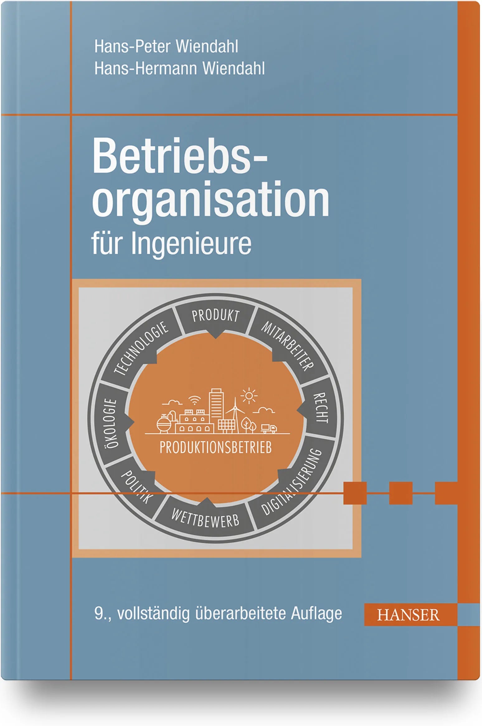 Buchcover von 'Betriebsorganisation für Ingenieure' - Gebundene Ausgabe von Hans-Peter Wiendahl