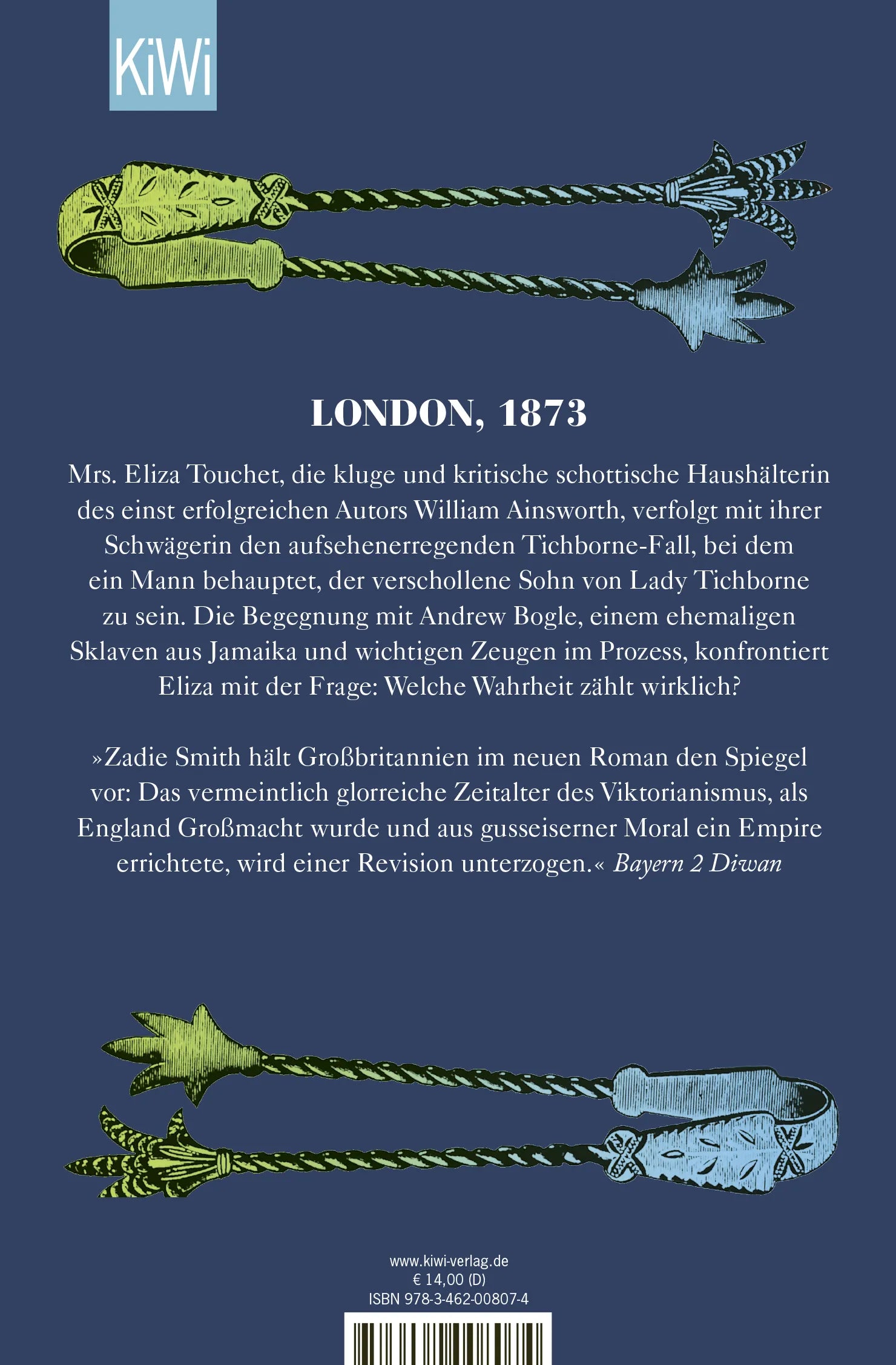 Buchrückseite von 'Betrug' mit Klappentext - Taschenbuch