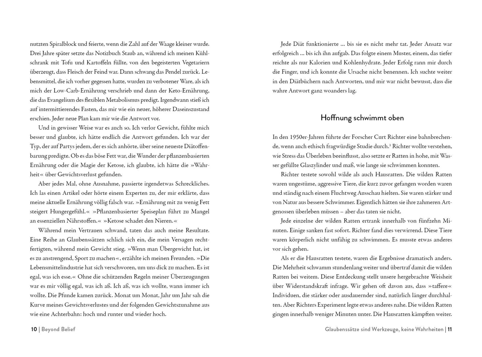 Innenansicht von 'Beyond Belief' - Taschenbuch