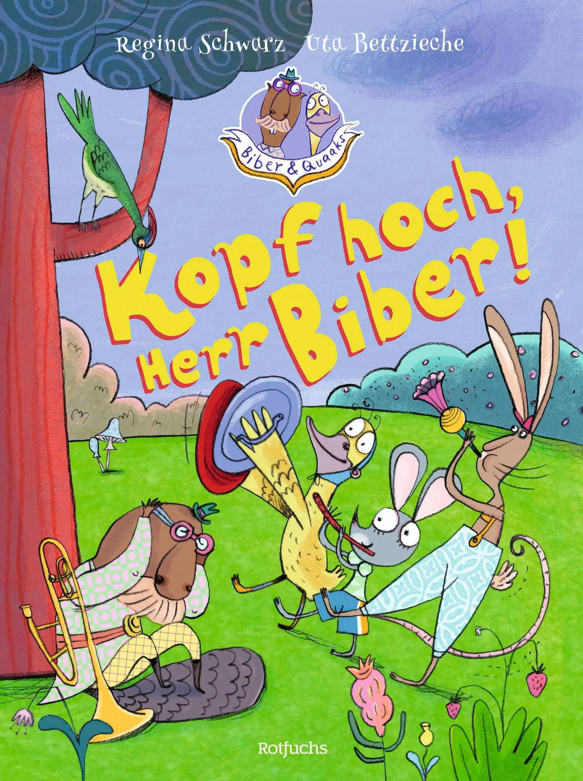 Cover: Biber & Quaaks: Kopf hoch, Herr Biber! (Hardcover) von Regina Schwarz