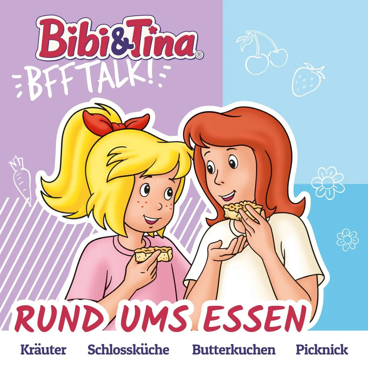 Cover: Bibi & Tina, BFF Talk, Rund ums Essen (Hörbuch Download) von Claudia Kock