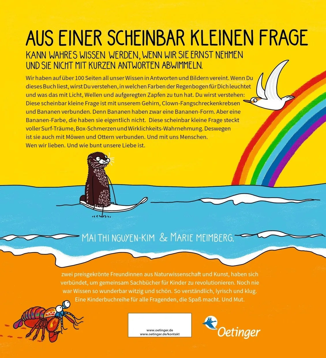 Rückseite: BiBiBiber hat da mal 'ne Frage. Welche Farben hat der Regenbogen? (Hardcover)