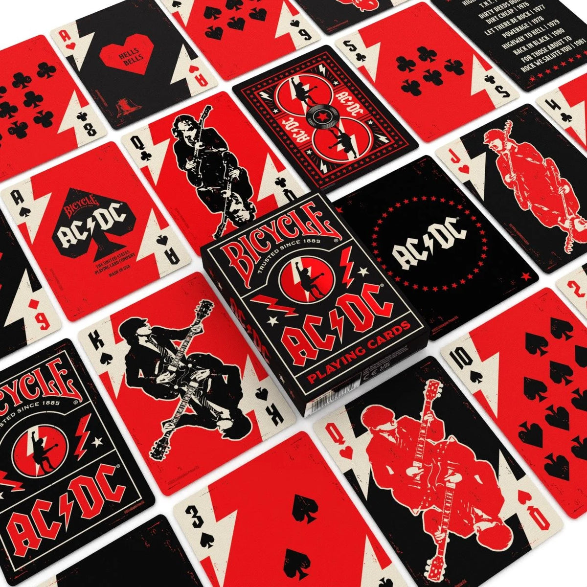 Bicycle ACDC (Designer Spielkarten, Poker, Skat...) – Ansicht
