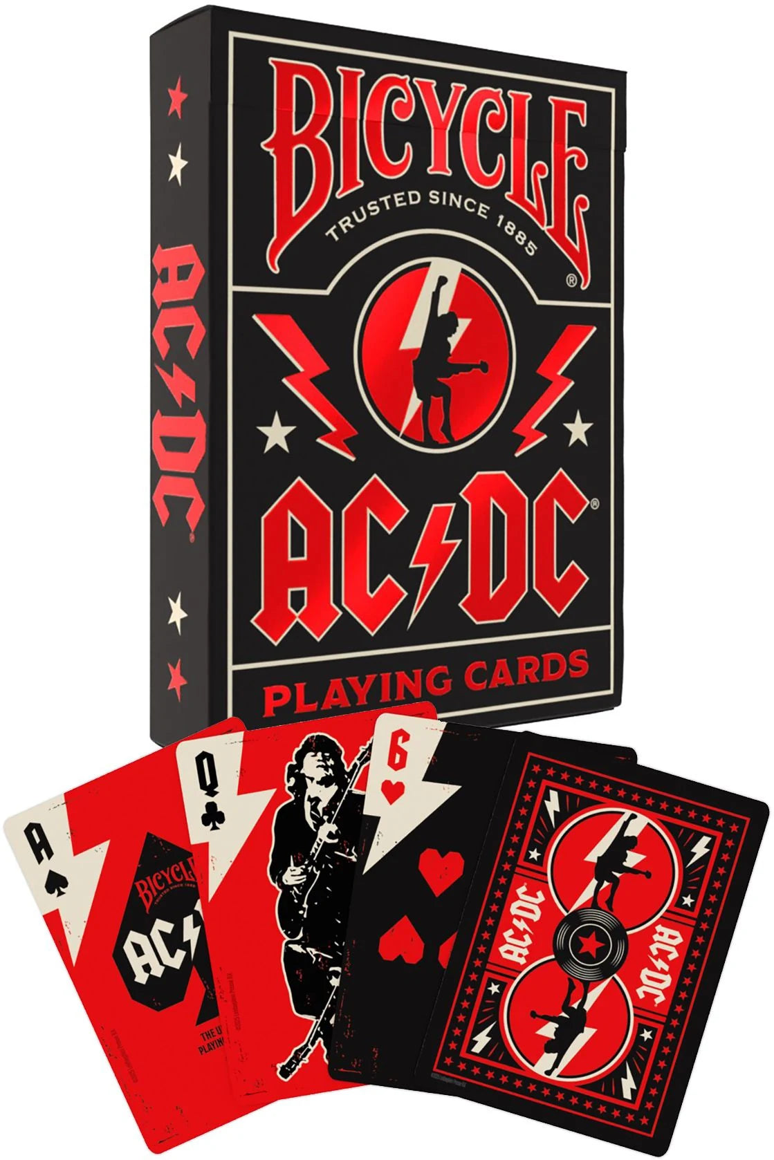 Kartenspiel: Bicycle ACDC (Designer Spielkarten, Poker, Skat...)
