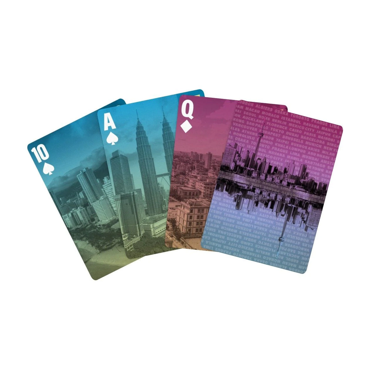 Bicycle Cities of the World (Designer Spielkarten, Poker, Skat...) – Ansicht