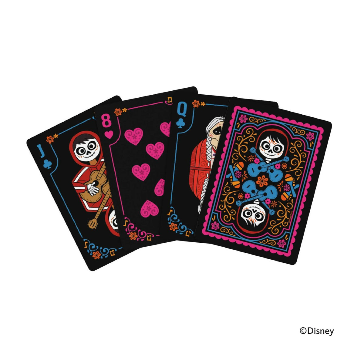 Bicycle Disney Coco (Designer Spielkarten, Poker, Skat...) – Ansicht
