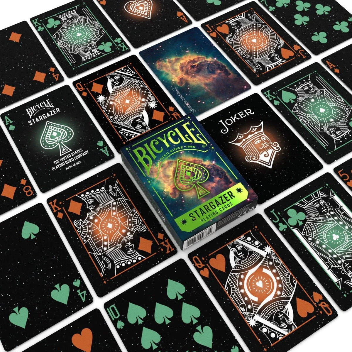 Bicycle Stargazer 203 (Designer Spielkarten, Poker, Skat...) – Ansicht