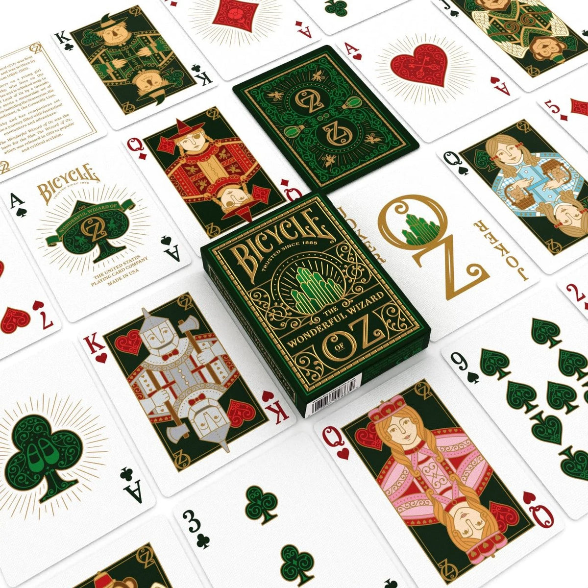 Bicycle Wizard of Oz (Designer Spielkarten, Poker, Skat...) – Ansicht