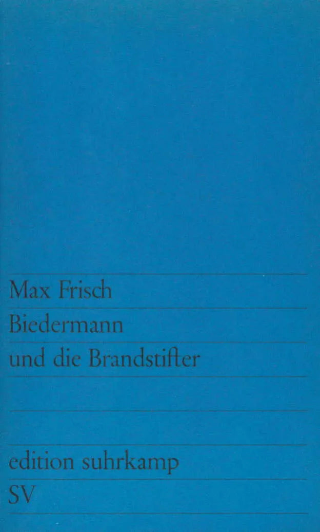 Buchcover von 'Biedermann und die Brandstifter' - Taschenbuch von Max Frisch
