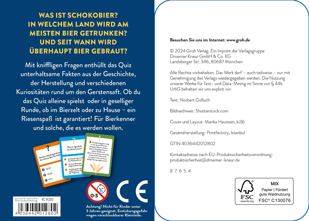 Bier Wissens-Quiz – Ansicht