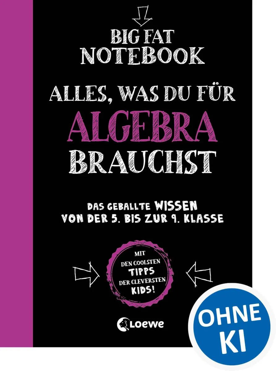 Cover: Big Fat Notebook - Alles, was du für Algebra brauchst (E-Book) von Jason Wang