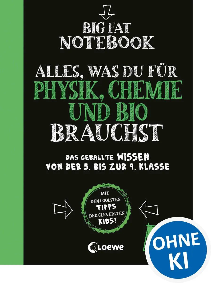 Cover: Big Fat Notebook - Alles, was du für Physik, Chemie und Bio brauchst (E-Book) von Loewe Lernen und Rätseln