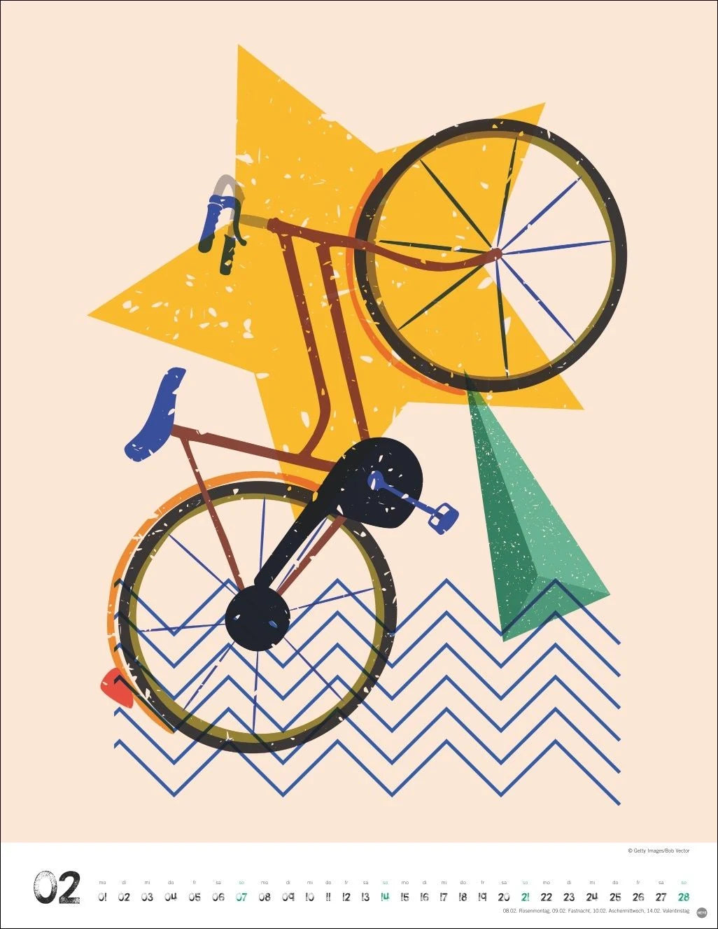 Bike Art Posterkalender 2027 – Ansicht