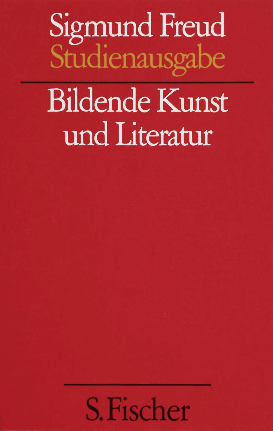 Buchcover von 'Bildende Kunst und Literatur' - Paperback von Sigmund Freud
