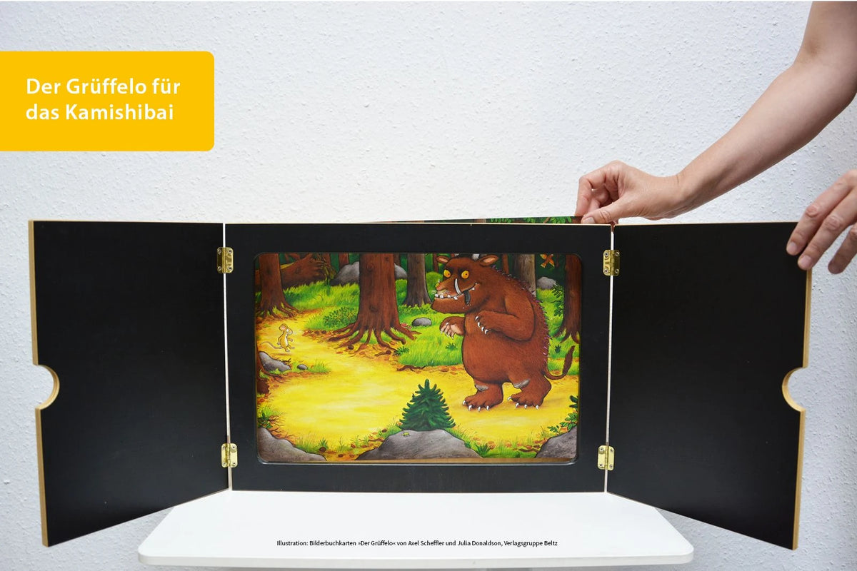 Bilderbuchkarten »Der Grüffelo« von Axel Scheffler und Julia Donaldson – Ansicht