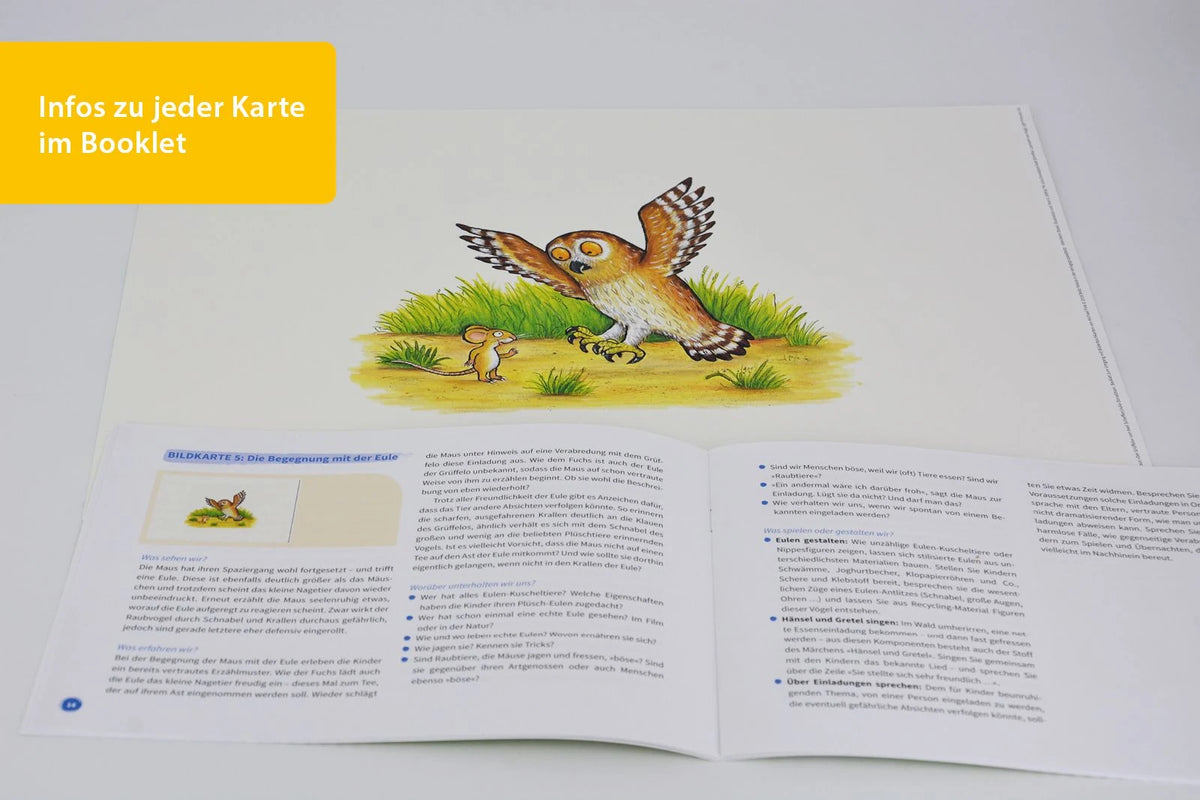 Bilderbuchkarten »Der Grüffelo« von Axel Scheffler und Julia Donaldson – Ansicht
