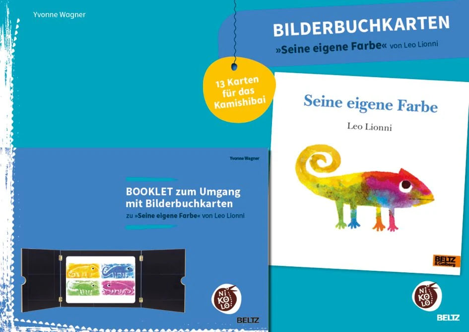 Gesellschaftsspiel: Bilderbuchkarten »Seine eigene Farbe« von Leo Lionni