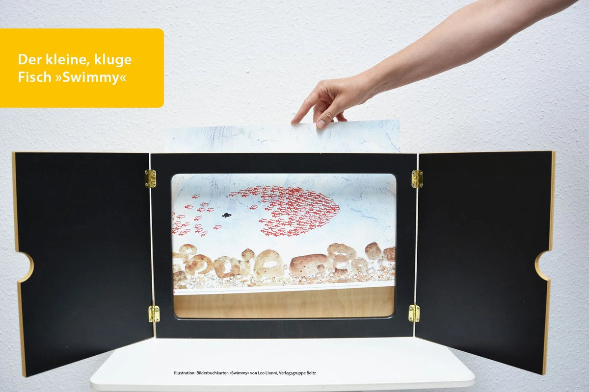 Bilderbuchkarten »Swimmy« von Leo Lionni – Ansicht