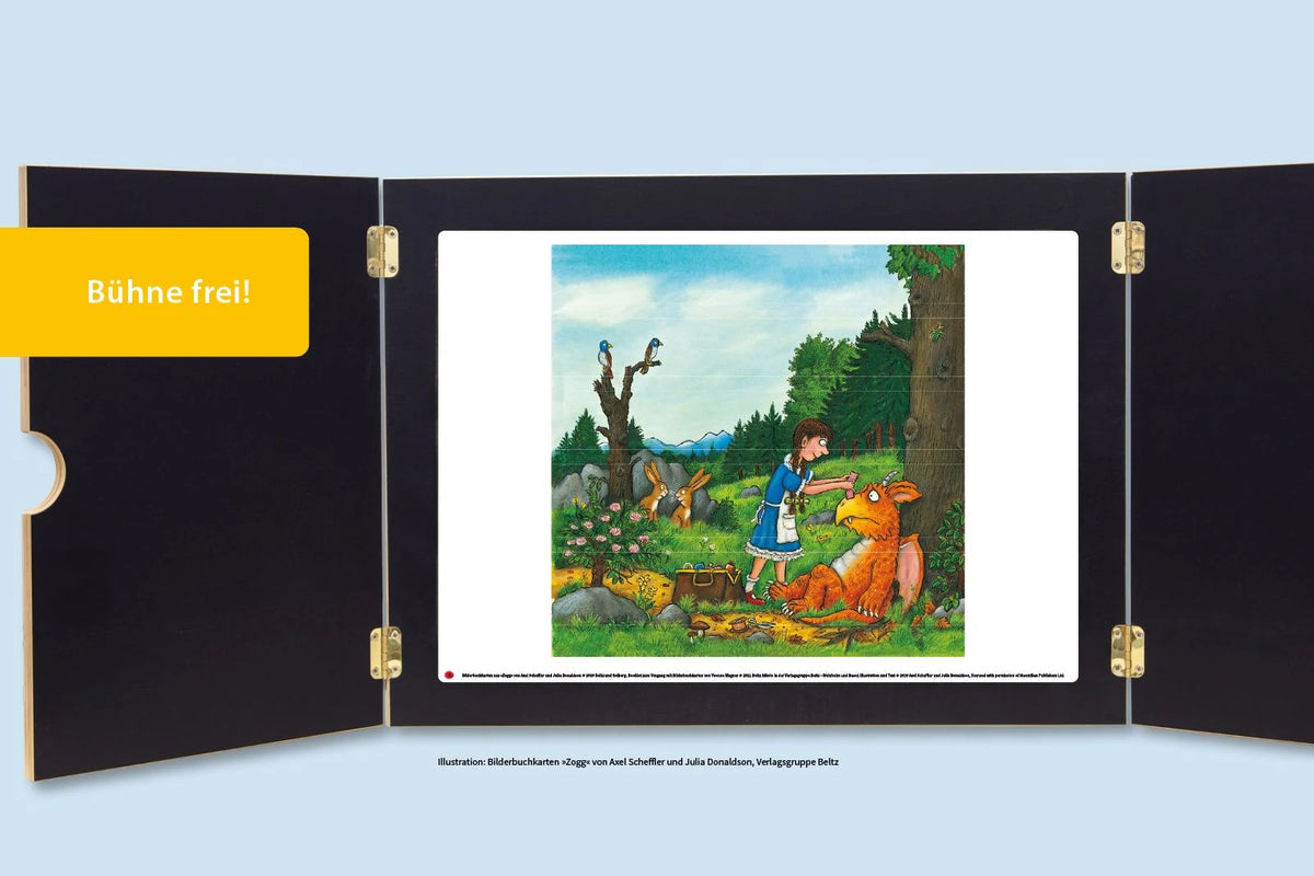 Bilderbuchkarten »Zogg« von Axel Scheffler und Julia Donaldson – Ansicht