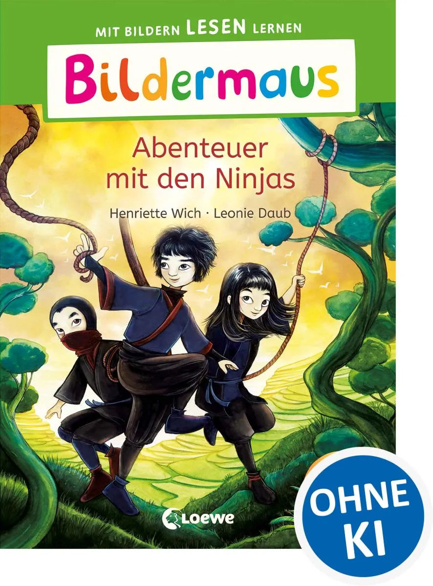 Cover: Bildermaus - Abenteuer mit den Ninjas (E-Book) von Henriette Wich
