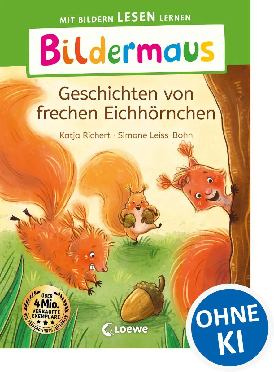 Cover: Bildermaus - Geschichten von frechen Eichhörnchen (E-Book) von Katja Richert