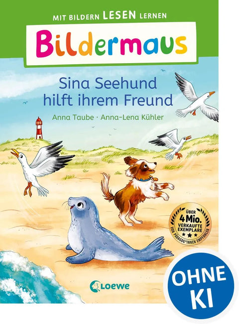 Bildermaus - Sina Seehund hilft ihrem Freund
