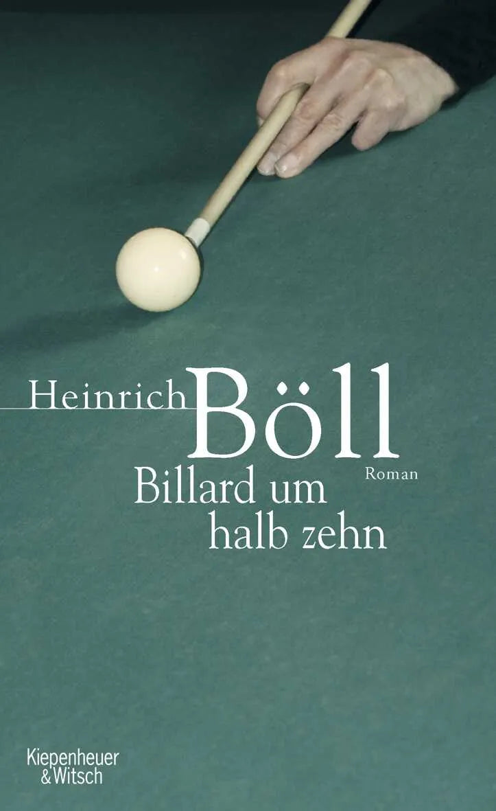 Buchcover von 'Billard um halb zehn' - Gebundene Ausgabe von Heinrich Böll
