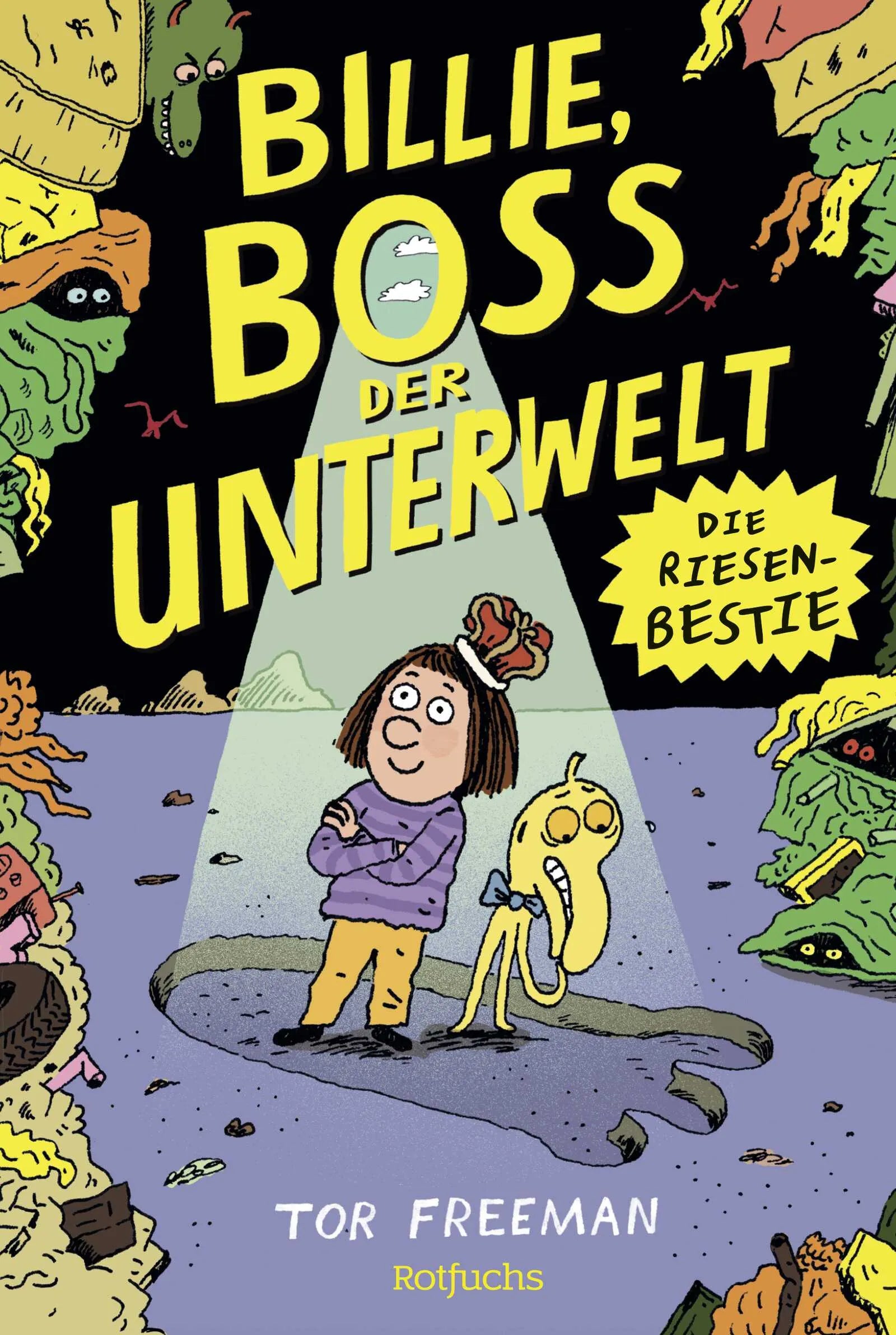 Buchcover von 'Billie, Boss der Unterwelt' - Gebundene Ausgabe von Tor Freeman