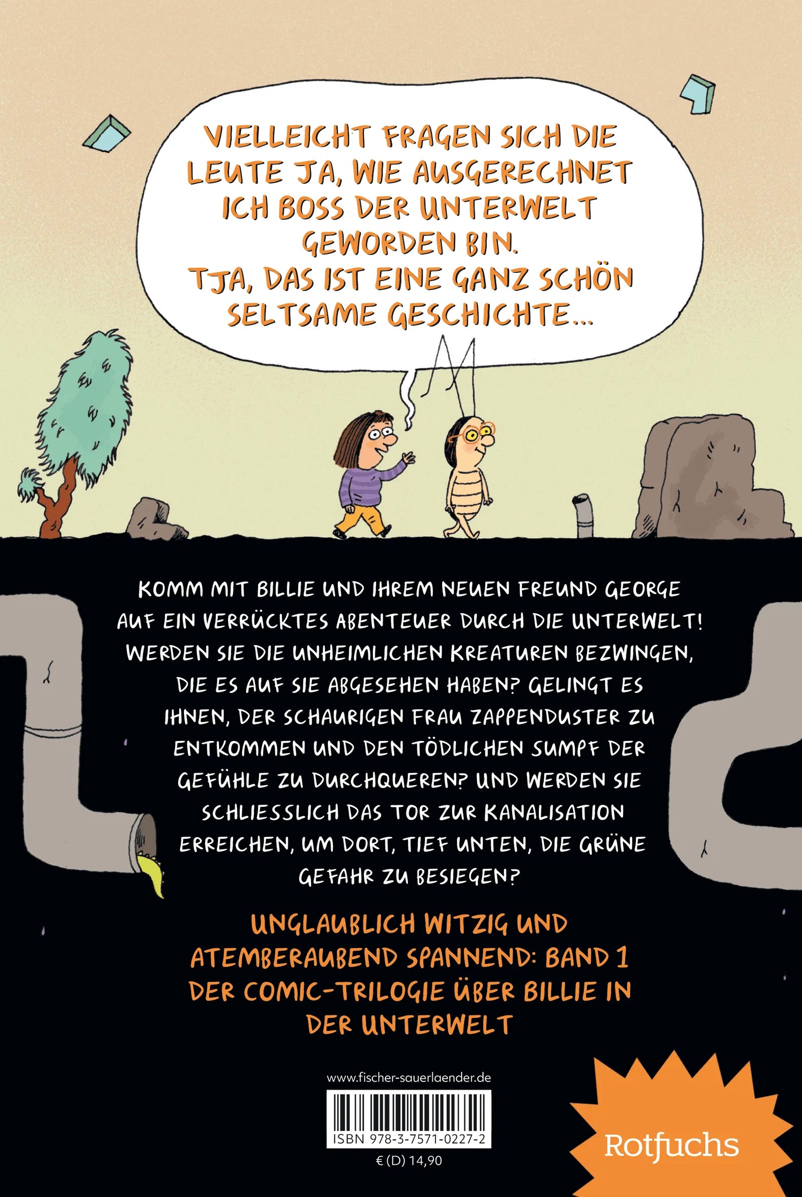 Rückseite: Billie, Boss der Unterwelt (Hardcover)
