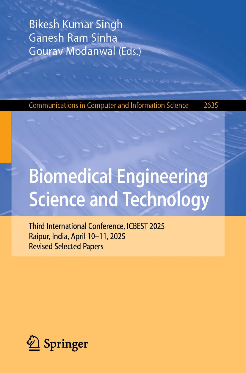 Cover: Biomedical Engineering Science and Technology (E-Book)