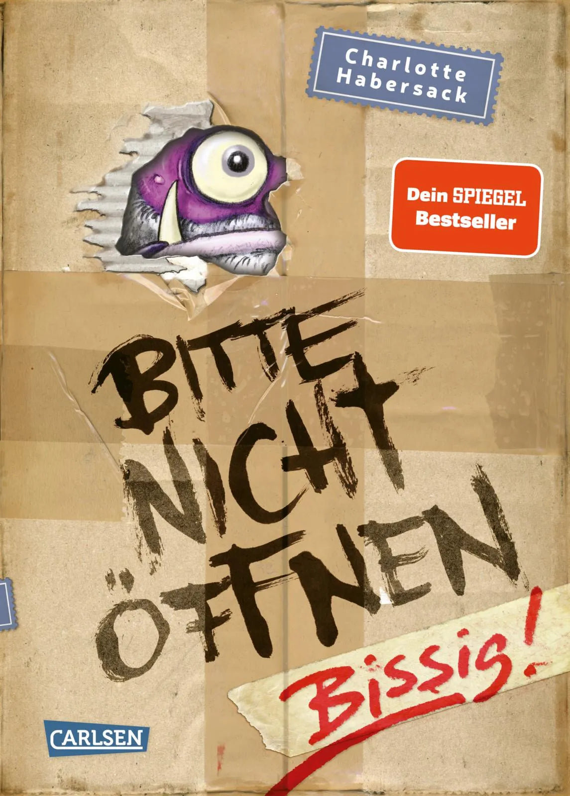 Cover: Bitte nicht öffnen 1: Bissig! (Hardcover) von Charlotte Habersack