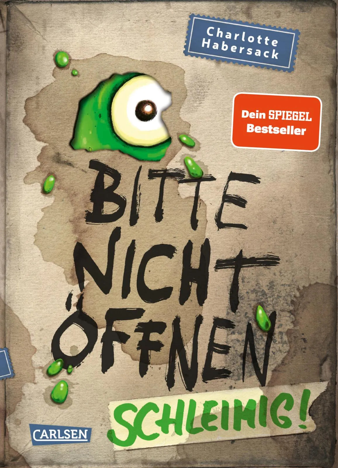 Cover: Bitte nicht öffnen 2: Schleimig! (Hardcover) von Charlotte Habersack