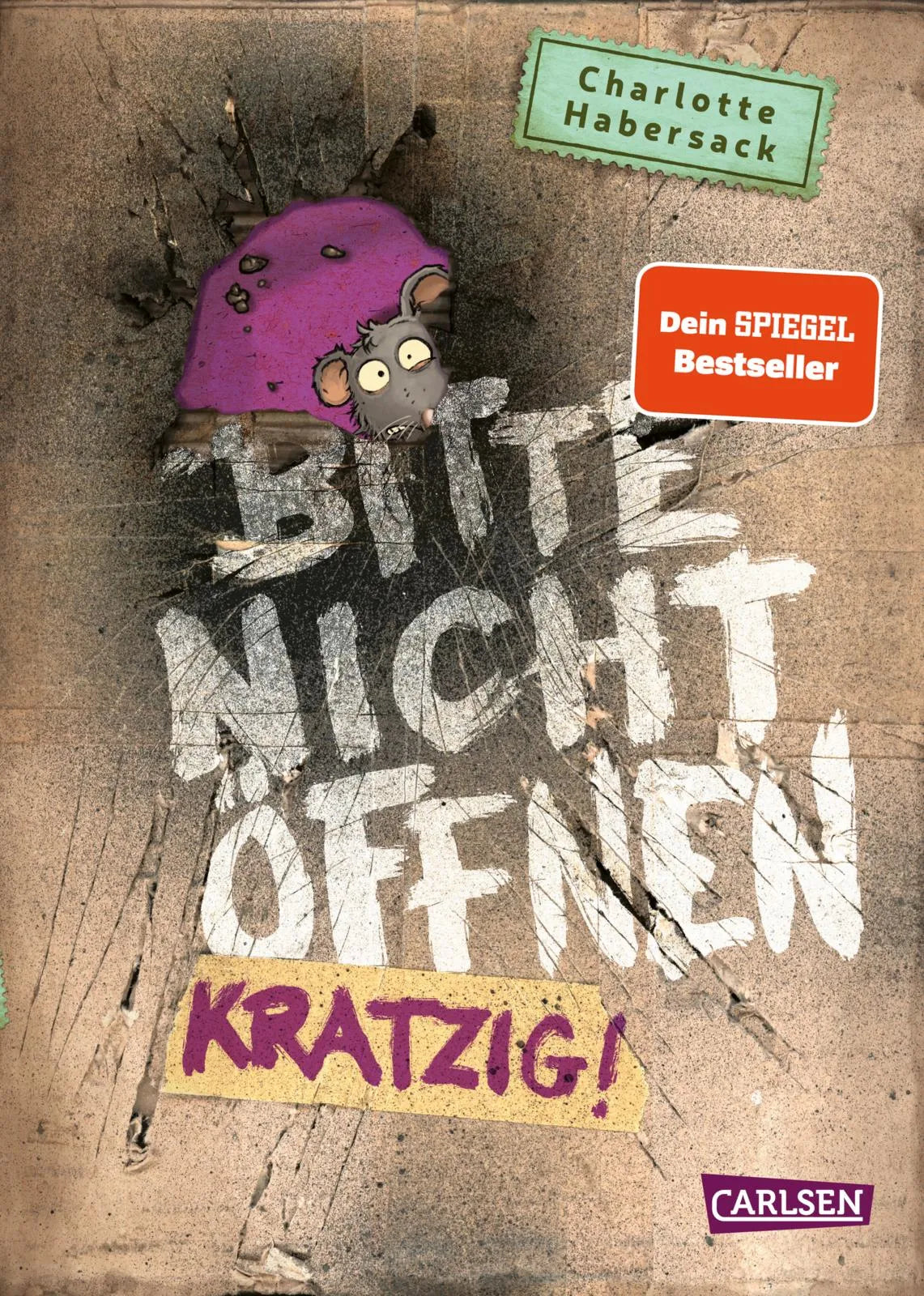 Cover: Bitte nicht öffnen 8: Kratzig! (Hardcover) von Charlotte Habersack