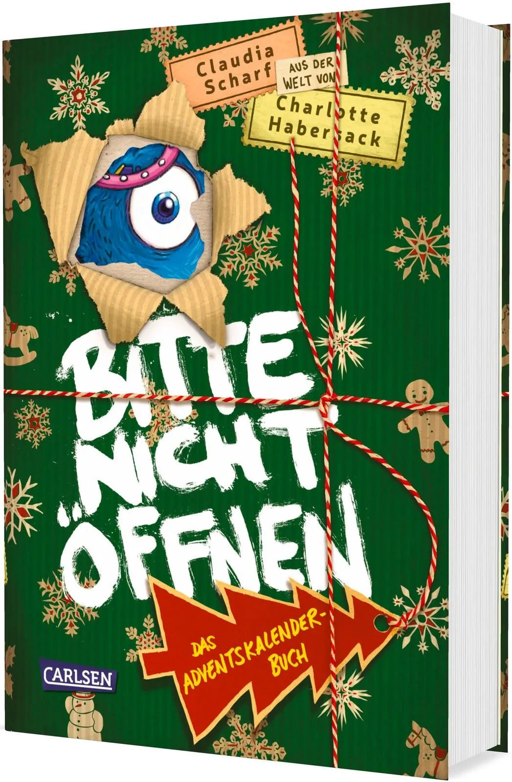 Cover: Bitte nicht öffnen: Das Adventskalenderbuch (Hardcover) von Claudia Scharf