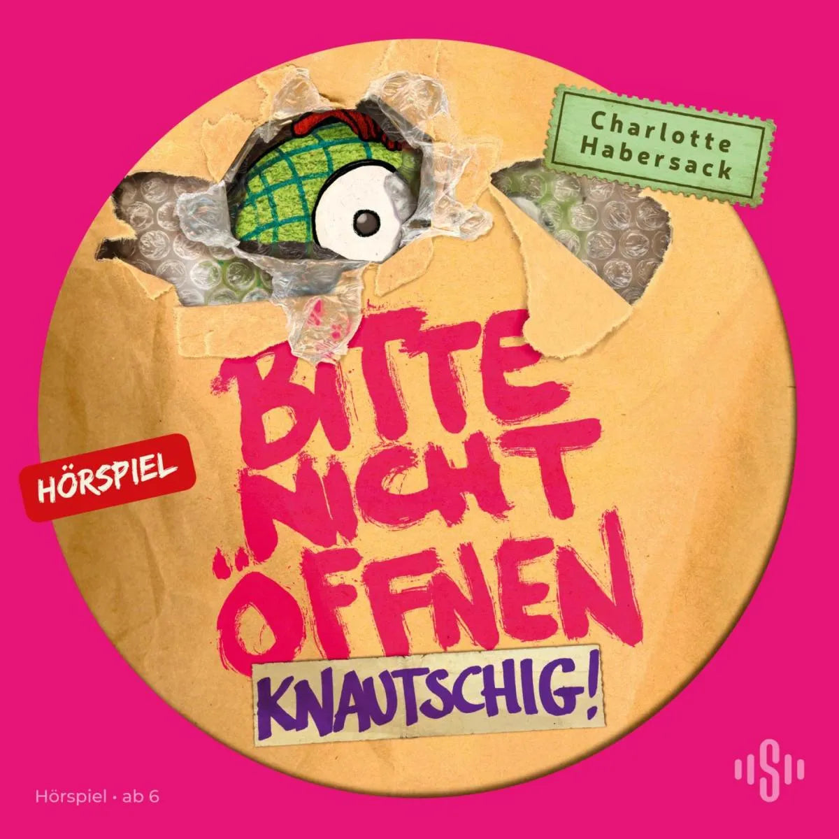 Cover: Bitte nicht öffnen - Hörspiele 9: Knautschig! Das Hörspiel (Hörbuch Download) von Charlotte Habersack
