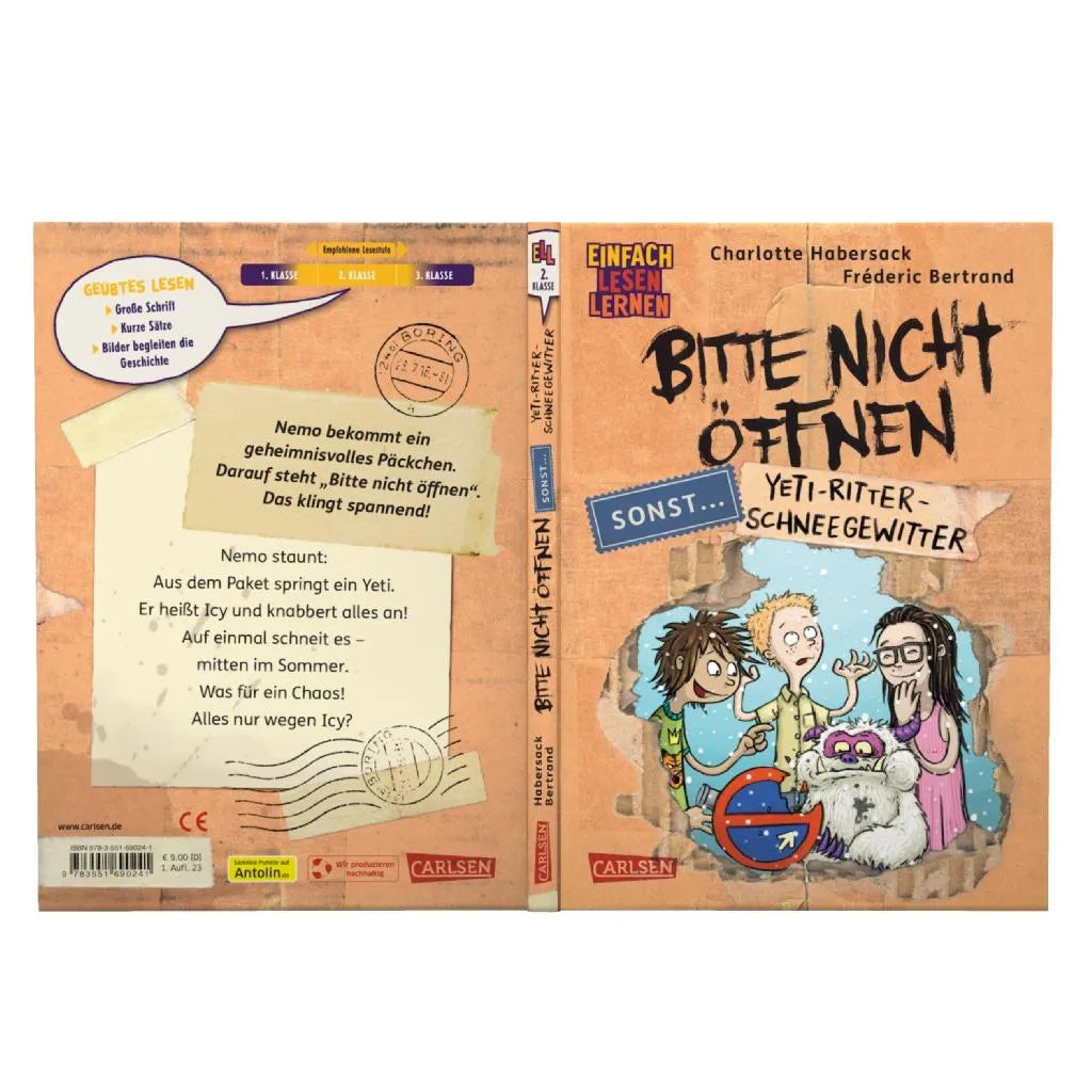 Detailansicht: Bitte nicht öffnen, sonst ... 1: Yeti-Ritter-Schneegewitter (Hardcover)