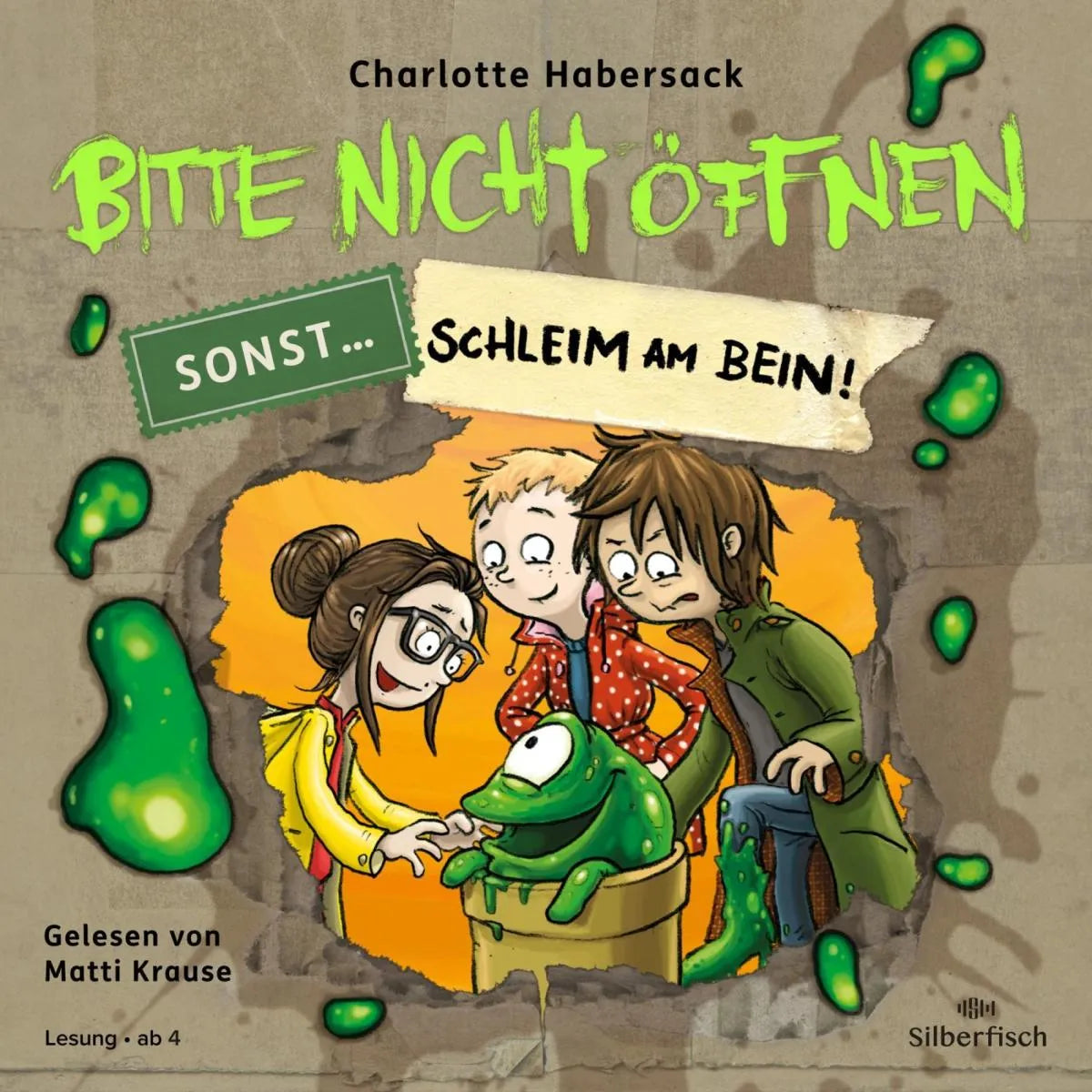 Cover: Bitte nicht öffnen, sonst ... 2: Schleim am Bein! (Hörbuch Download) von Charlotte Habersack