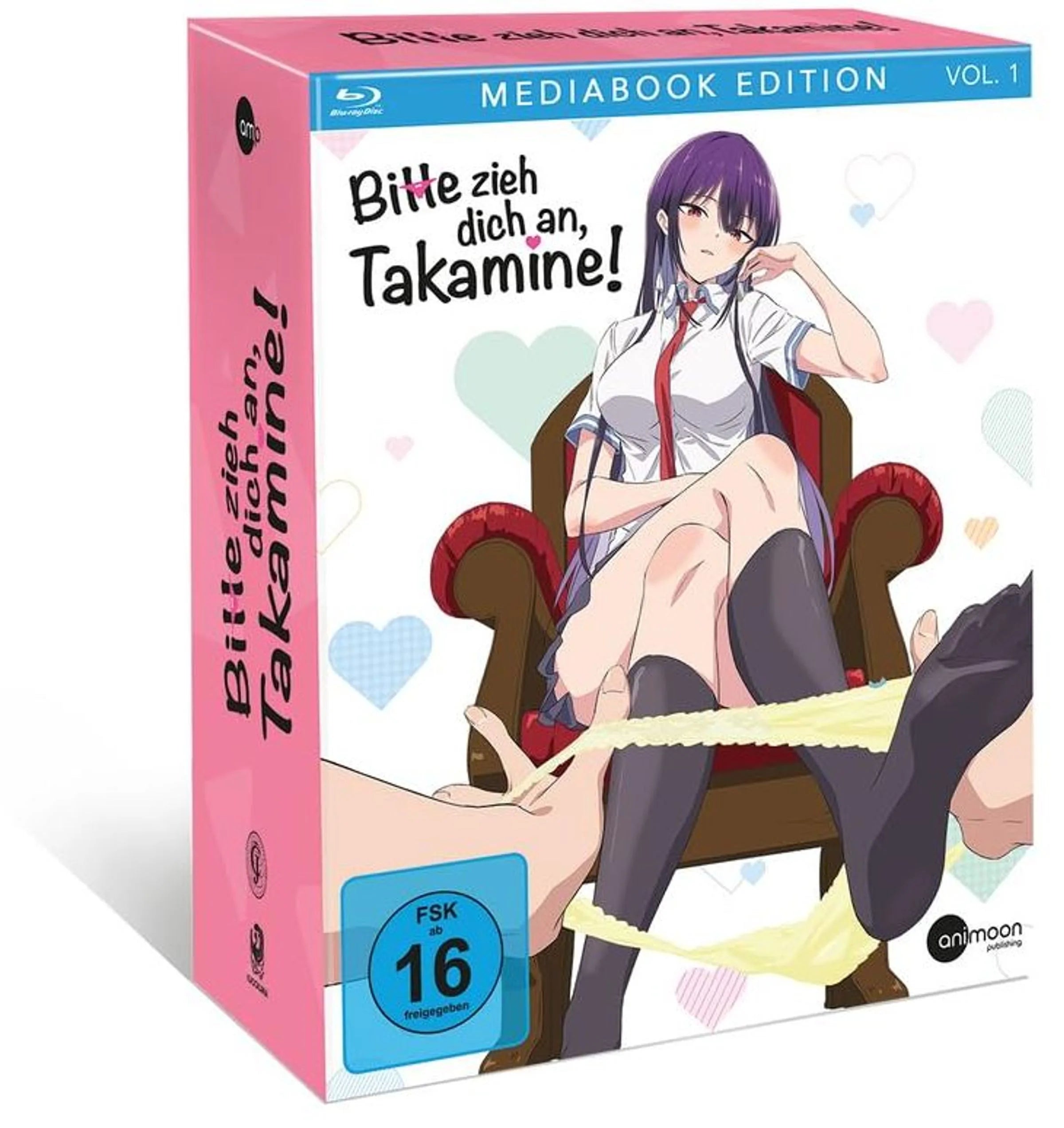 Blu-ray-Cover: Bitte zieh dich an, Takamine! - Vol.1