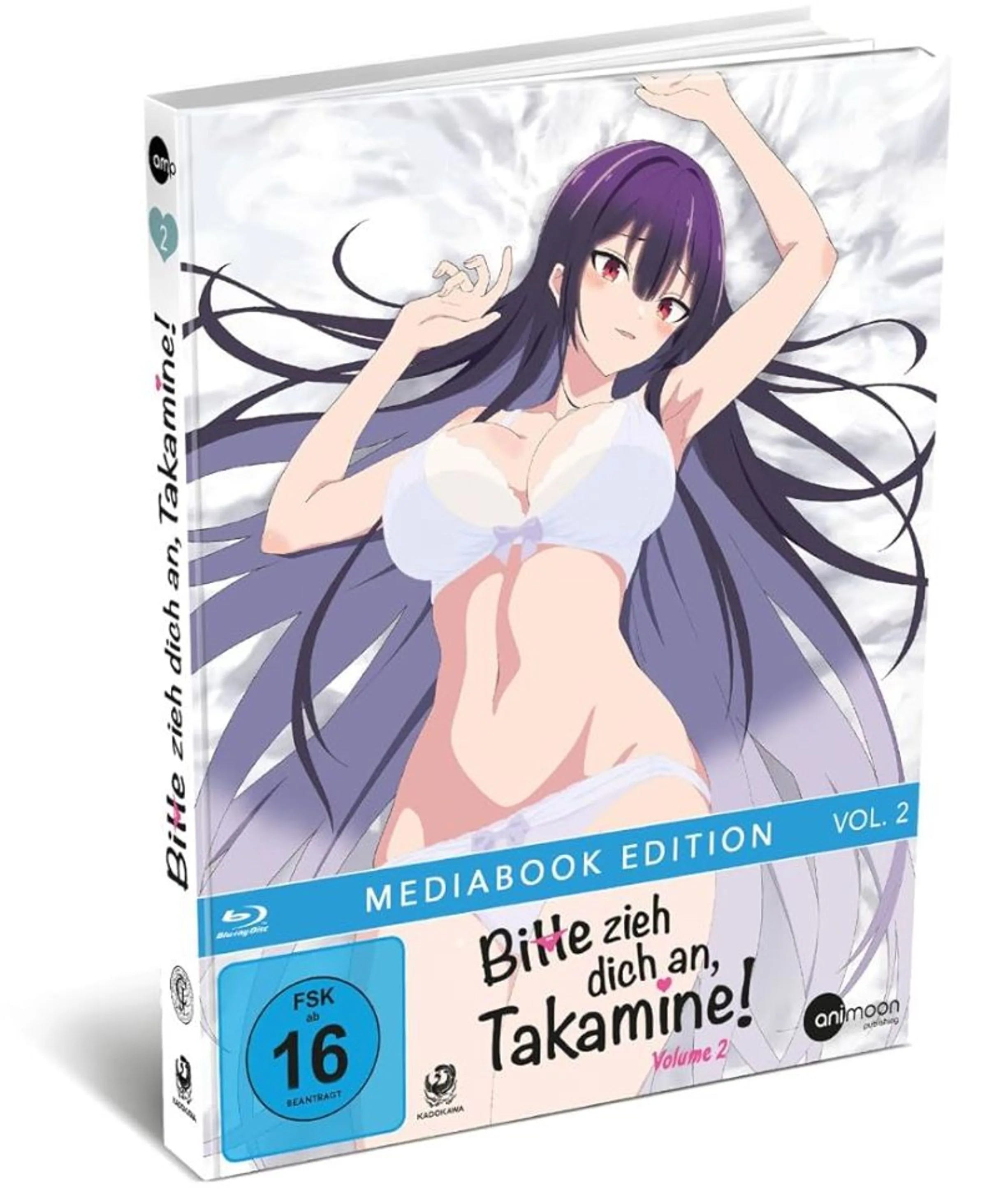 Blu-ray-Cover: Bitte zieh dich an, Takamine! - Vol.2