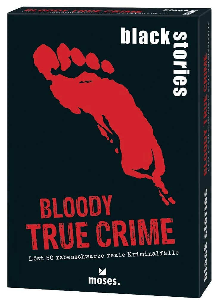 Krimispiel: black stories Bloody True Crime