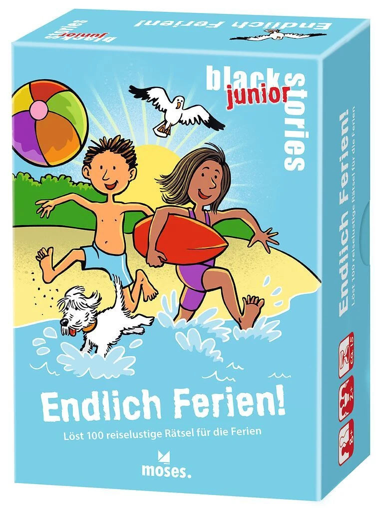 Krimispiel: black stories junior Endlich Ferien!