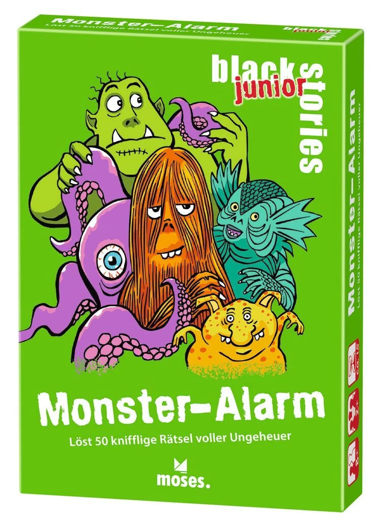 Krimispiel: black stories junior Monster-Alarm