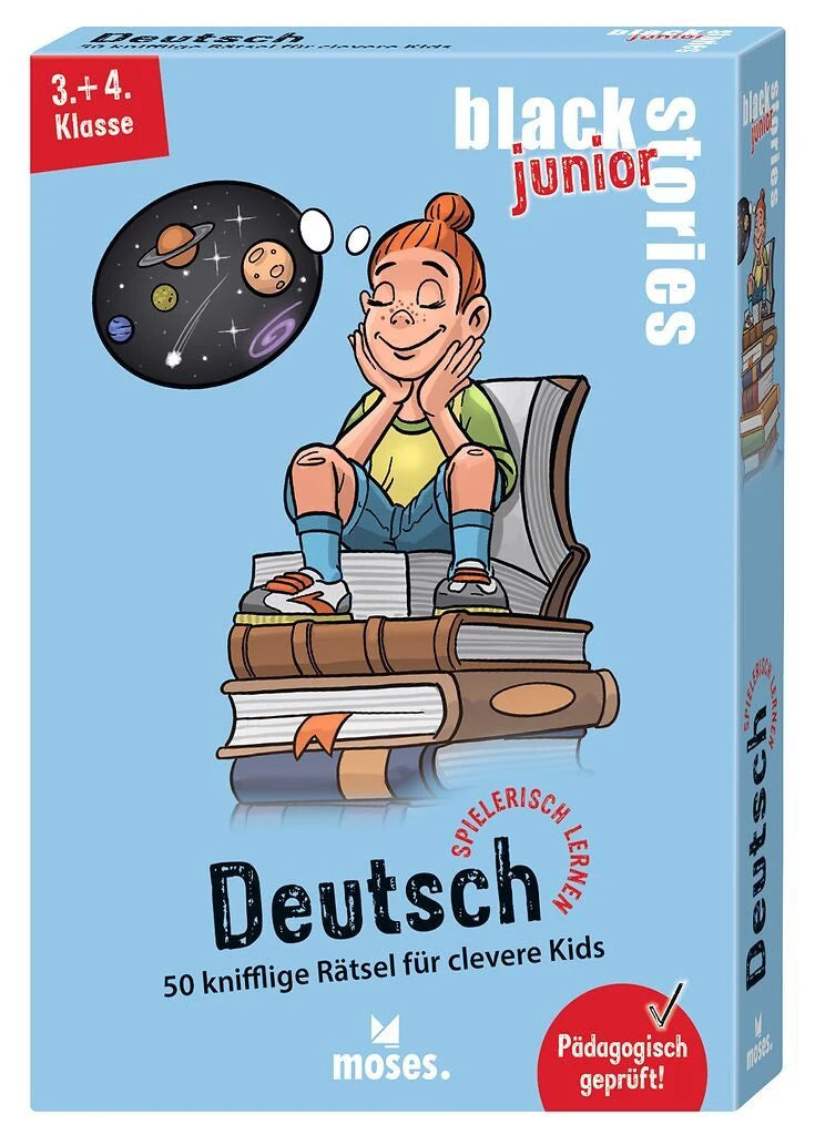 Krimispiel: black stories junior Spielerisch lernen Deutsch