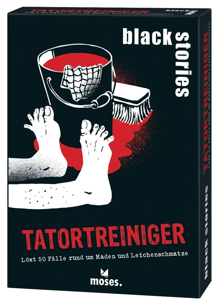 Krimispiel: black stories Tatortreiniger