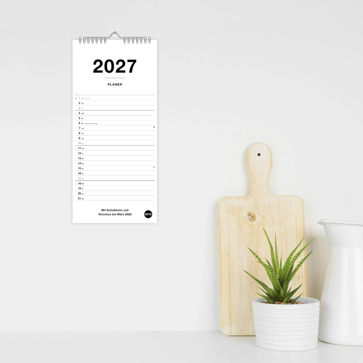 Black&White Planer 2027 – Ansicht
