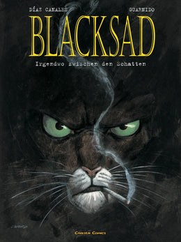Buchcover von 'Blacksad 1: Irgendwo zwischen den Schatten' - Gebundene Ausgabe von Juanjo Guarnido