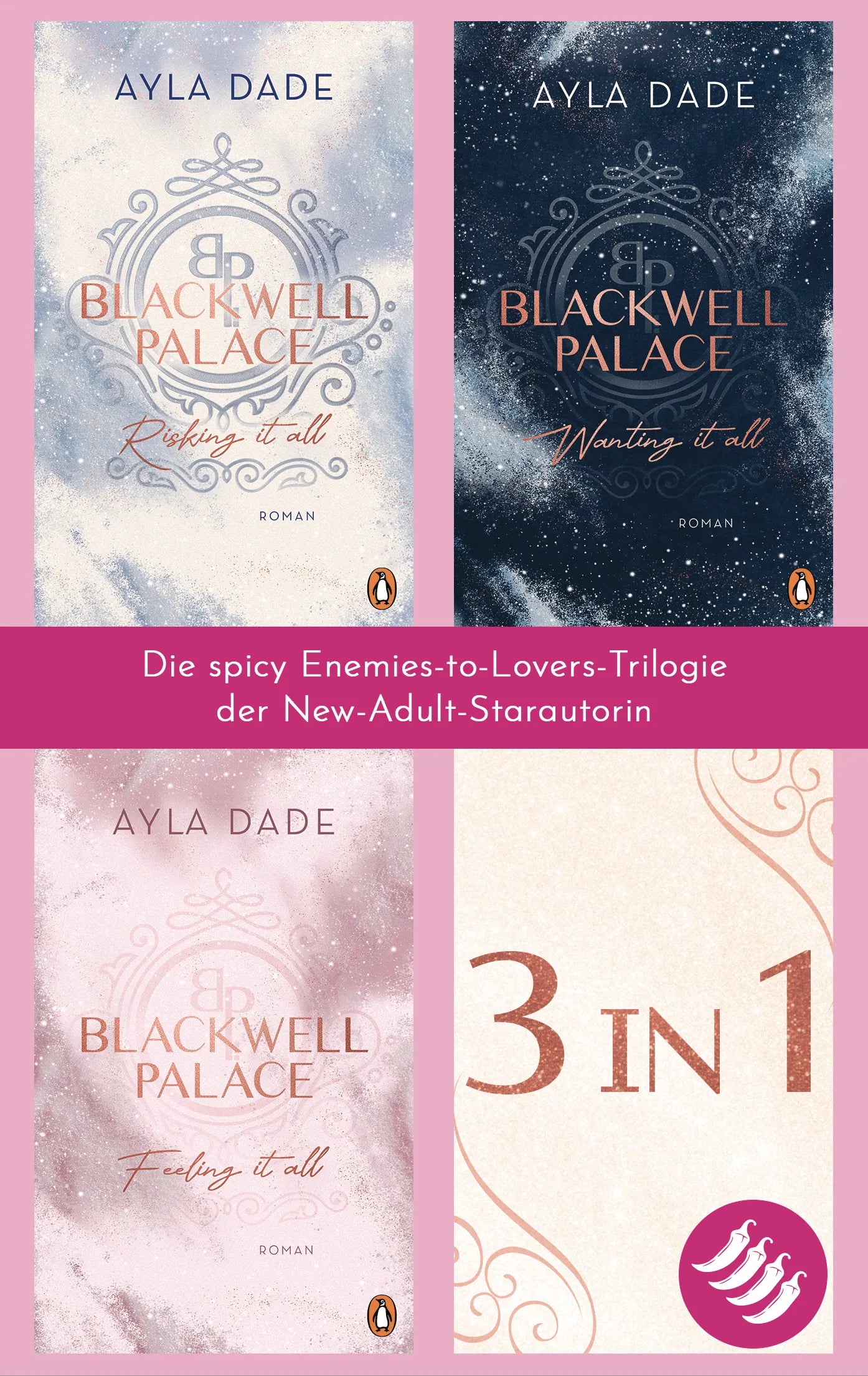 Cover: Blackwell Palace - Die Frozen-Hearts-Trilogie in einem Band (E-Book) von Ayla Dade