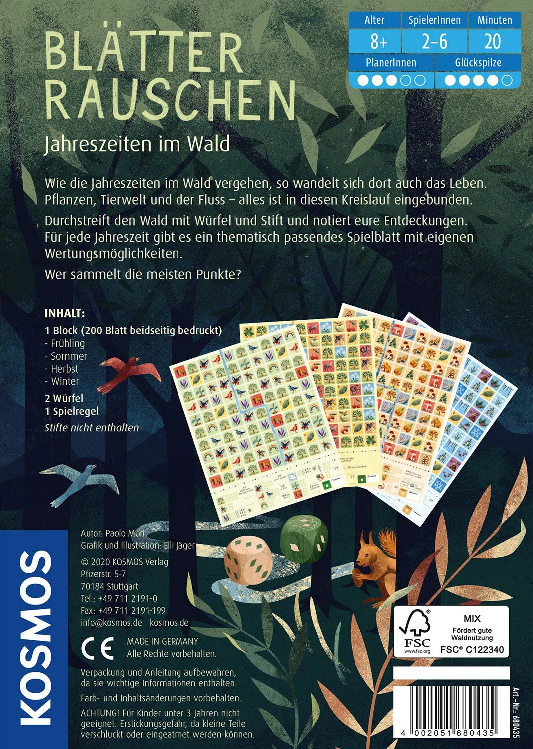 Blätterrauschen – Ansicht